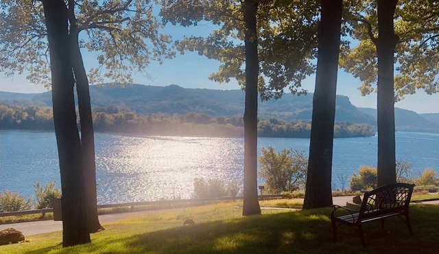 The BRD Nest Mississippi River views backdropped by majestic Minnesota bluffs