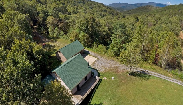 The Bunker on 22 acres, Mountain Views, hiking