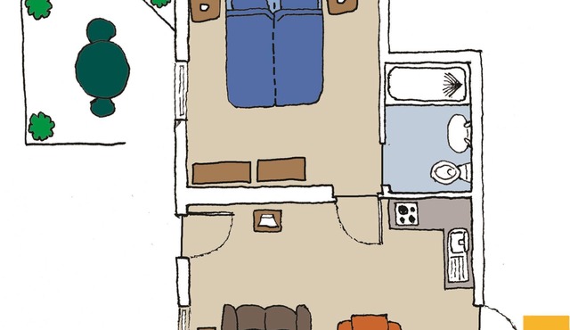 The Burrow our smallest apartment