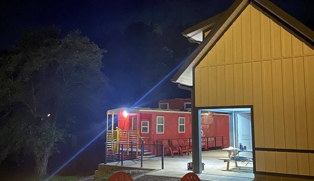 The C&O Caboose at Cantrell Station, Minutes to Fayetteville!