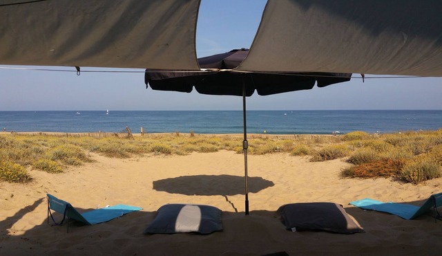 the cabanon feet in the water a unique site in Aquitaine