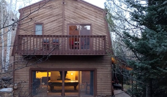 The Cabin at Creekwood is a 2-story guest house tucked away on 10 mountain acres