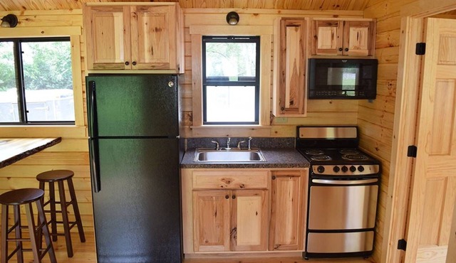 The cabin at Warrior Ethos Farm