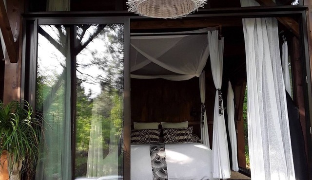 The cabin "The lodge and its Spa