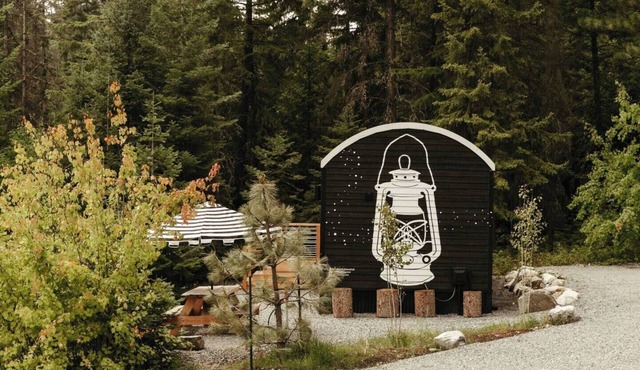 The CAMP HAUS: A Montana Tiny Cabin Forest Retreat