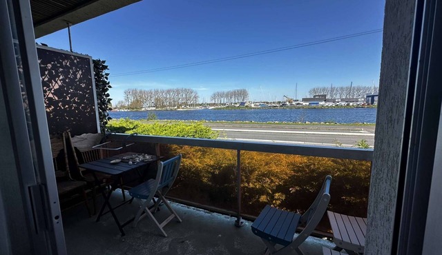 The canal lighthouse, private garden