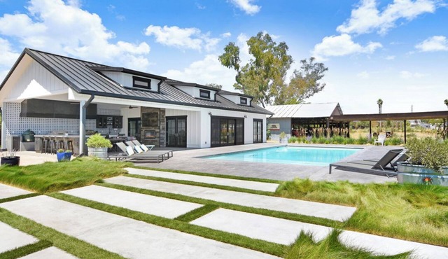 The Carneros Vineyard Estate Pool + Outdoor Kitchen