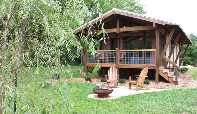 The Carson at Ridgeview. Asheville rental! Luxury Glamping!