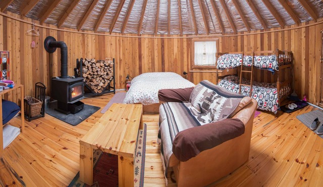 The Cedar Yurt at Cabot Shores Wilderness Resort