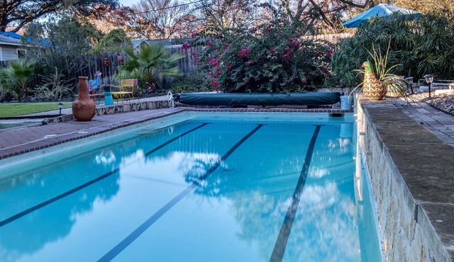The CHA CHA CHA is a colorfully decorated home in a desirable neighborhood.