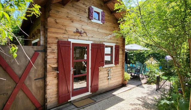 The chalet with jacuzzi and sauna