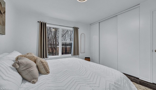 The charming 3 bedroom with a river view