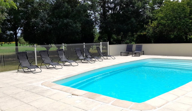 The chestnut house in the peace of nature