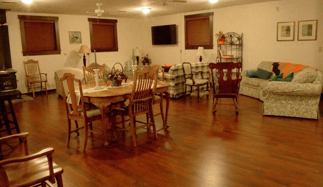 The Chestnut Barn built in 1830 is nestled in the quaint Amish town of Winesburg