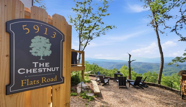 The Chestnut. Gorgeous views of the Smokies.