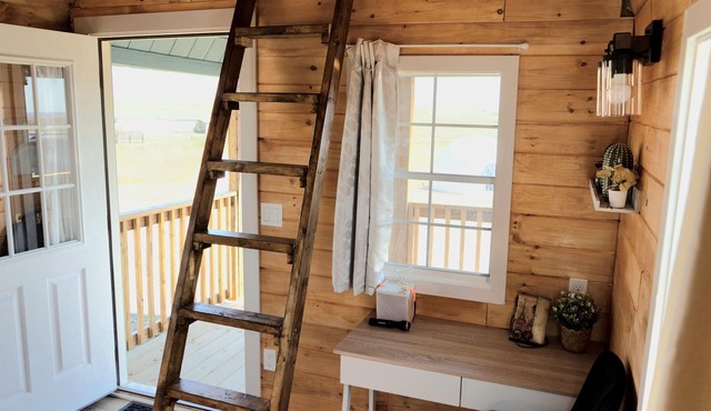 The Chickadee Cabin, The Chickadee Cabin on the Hill