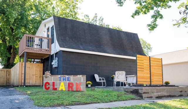 The Clark: Our vision of Clark Kent's 1st home with full kitchen & laundry!