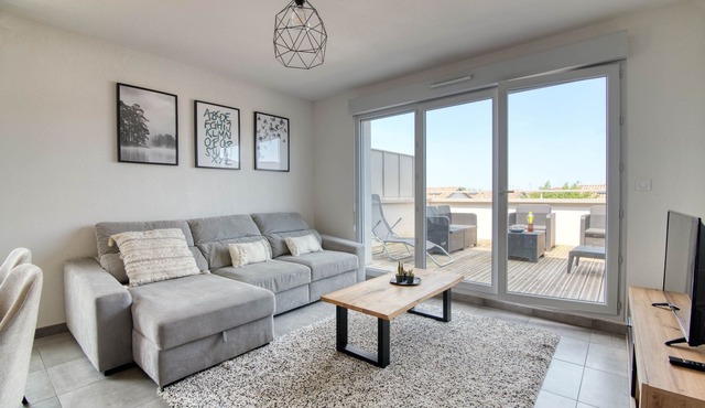 The Cocoon - Appt avec terrasse, 20mn de Toulouse