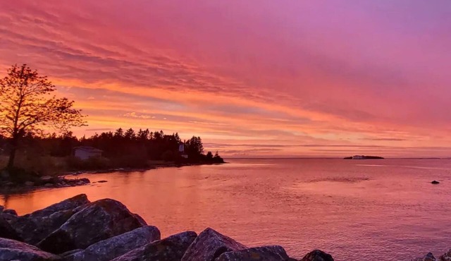 The "Colorful" Lake Huron Home