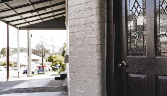 The Commercial Quarters - Room 2-has air conditioning, free WIFI, TV and fridge