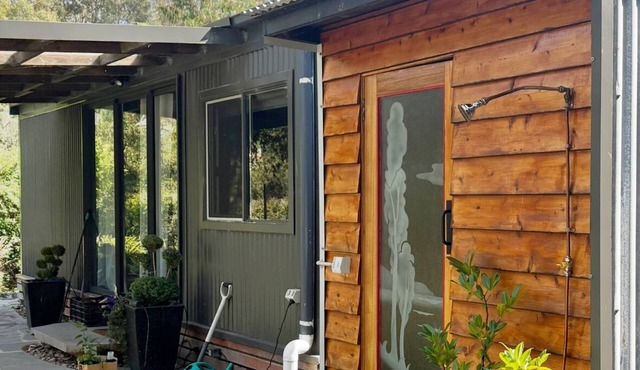 The Container House and Saunan1 hour west of Melbourne in Blackwood, Victoria