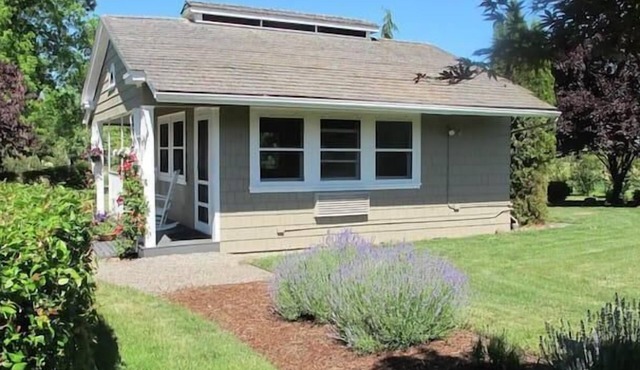 The Cottage: One bedroom w/mini fridge & private bath.