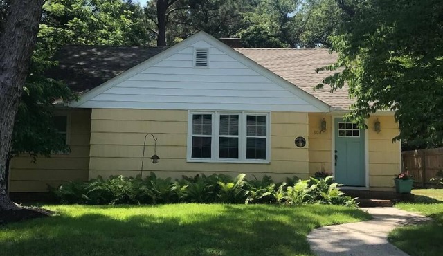 The Cozy Yellow Cottage.