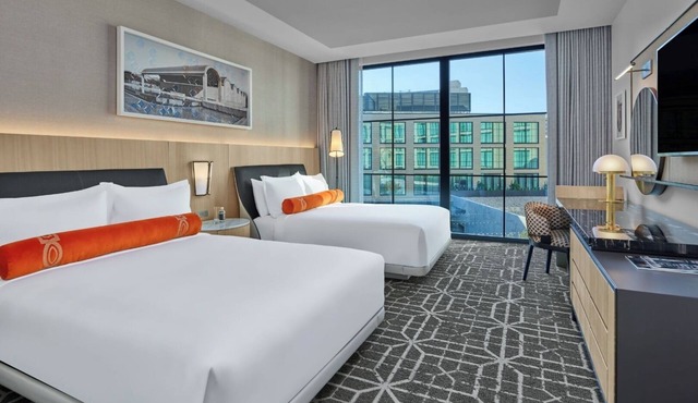 The Crescent Hotel | Deluxe Queen Queen| Pet-Friendly Family Experiences