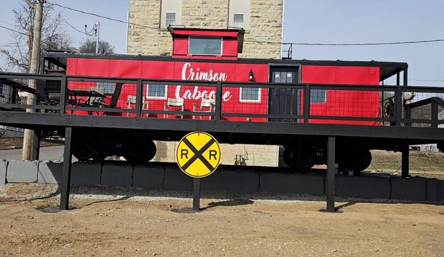 The Crimson Caboose! Unique, one of a kind experience in downtown, Grafton