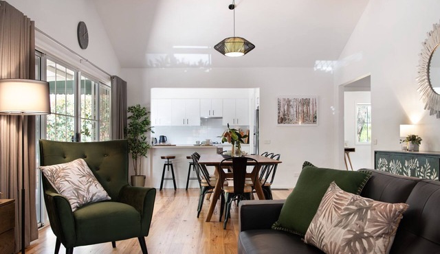 The Den-3 bedrooms, outdoor spa and deck area