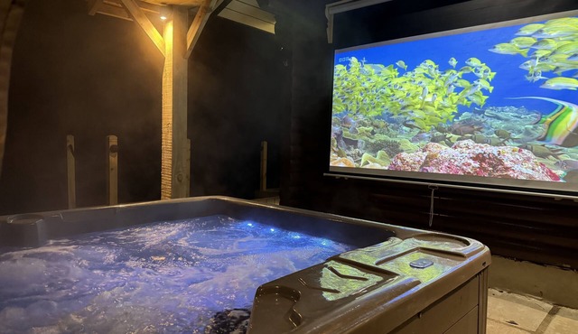 The Den - 5 Star - Pet Friendly - Hot Tub - Scandinavian Log Cabin