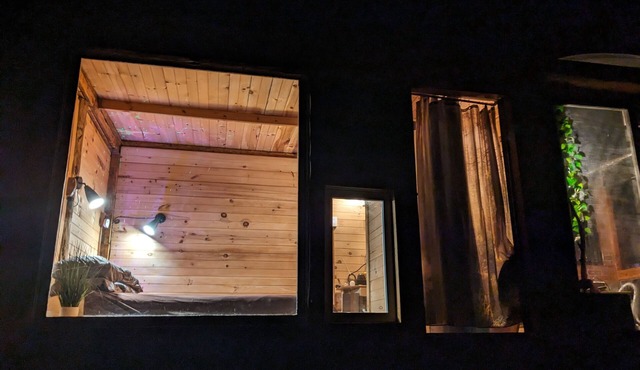 The dome house near Hunter, Kaaterskill falls and Hudson