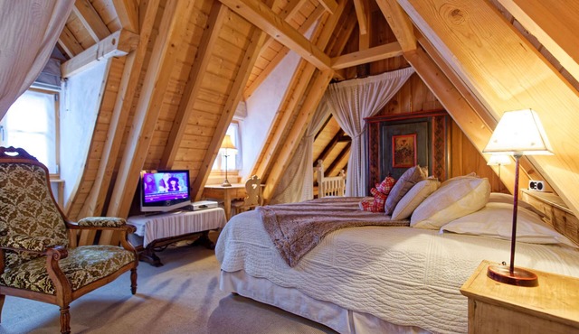 The Doves' Nest*, authentic Alsatian house in the rampart of Riquewihr