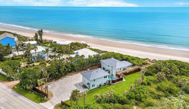 The Dunes | 2 Luxury Beachfront Villas | Sea Turtle Nesting | Heated Pools + Spa