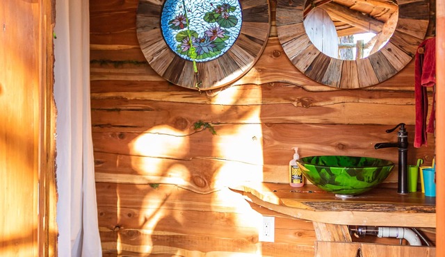 The Enchanting Hobbit's Nest Treehouse- A Magical Escape in the Lost Pines Shire