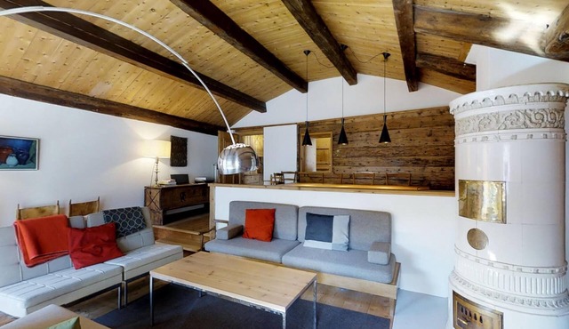 The Engadine house was originally built in 1550 and restored in 1969, since then