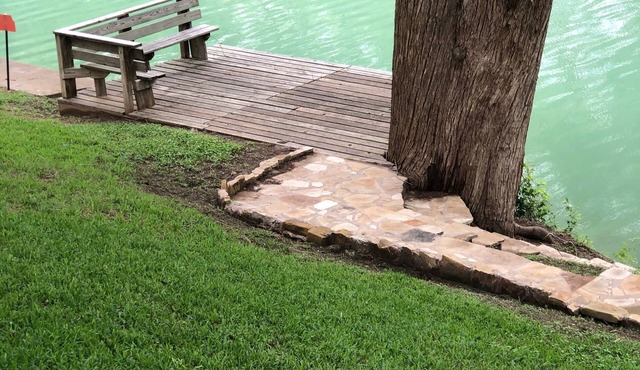 The Escape.On the Guadalupe River.