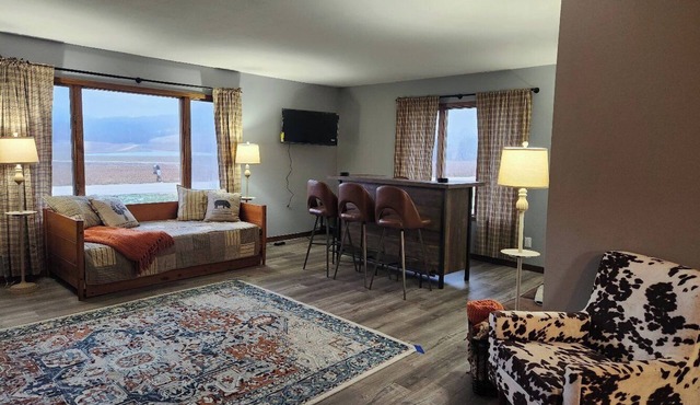 The Farm in Volga sits on 7 acres w/a pond!