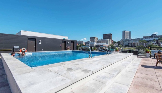 The FEQ Lodge (with rooftop pool and gym)