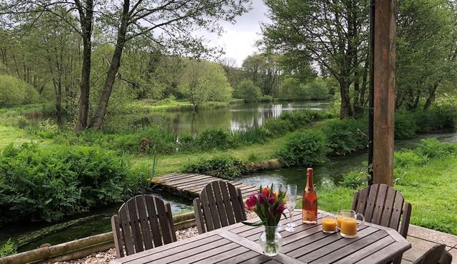 The Fishing Lodge - exclusive lakeside property with private fishing available.