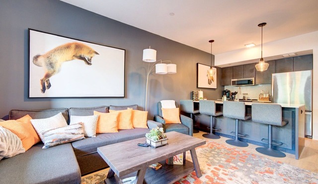 The Fox Den in Downtown Bozeman with Mountain Views, Large Private Deck