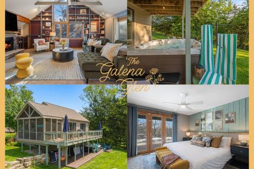 The Galena Glen - Luxe Escape, Sauna!, Hot Tub, Fire Pit, Games
