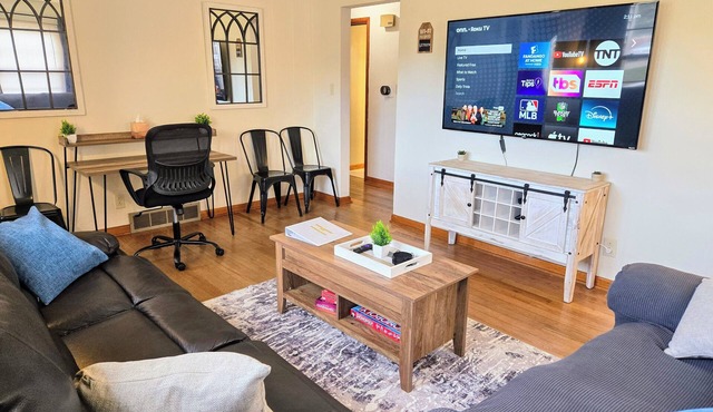 The Galesburg Escape! King bed, Pet friendly, Game room
