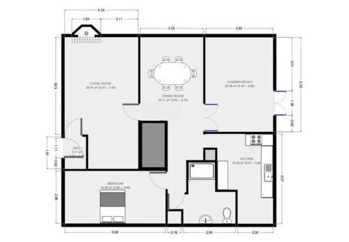 The Garden Flat at Jacobs Pond Nr Monksilver