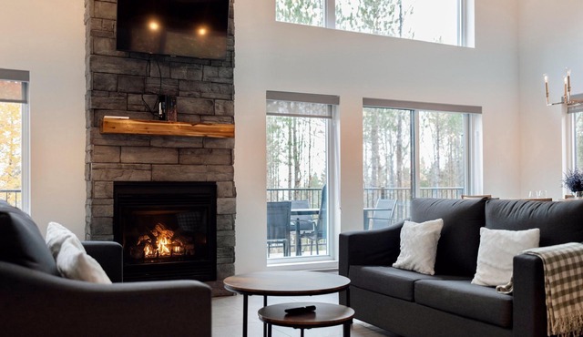 The Gibson & Spa and fireplace