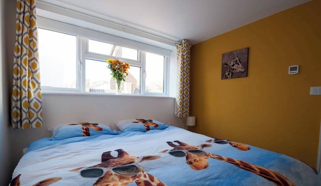 The Giraffe House close to Ipswich's Heritage Harbour