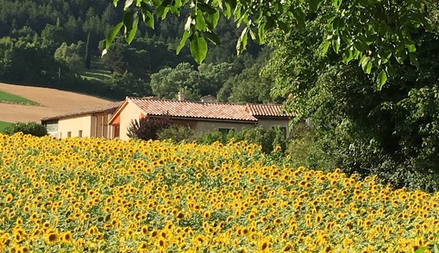 The gite de Valérie is located in the Drôme valley, in the Vercors park