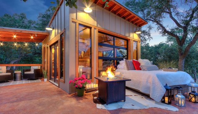 The Glass House | Hill Country Tiny Home Escape | Sleep Under the Stars