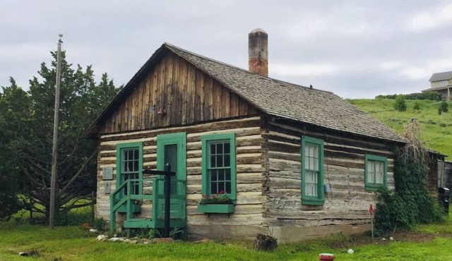 The Governor Meagher Cabin in Virginia City
