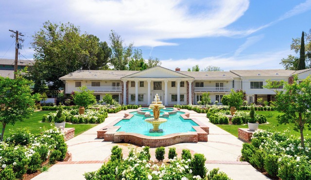The Grand Estate nestled along the serene banks of the Kern River